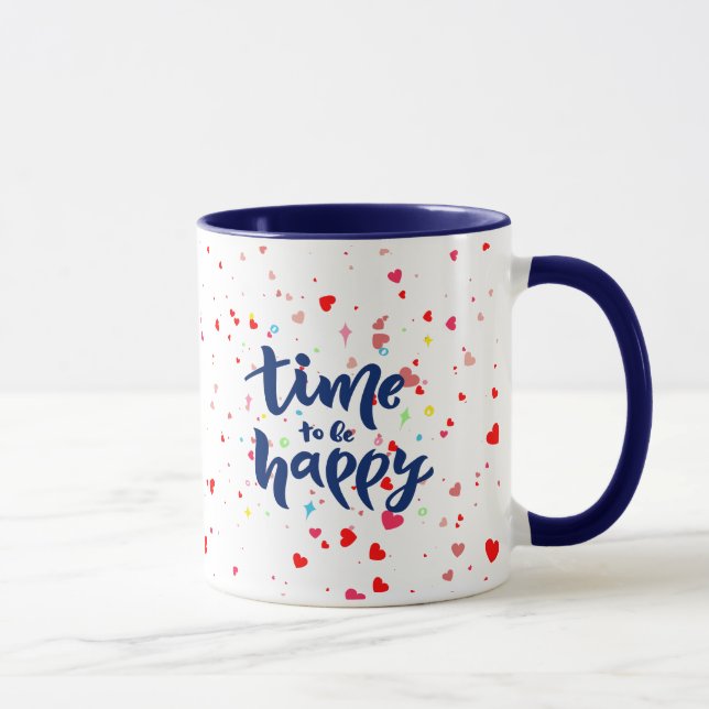 Taza Hora de tipografía Happhy (Derecha)