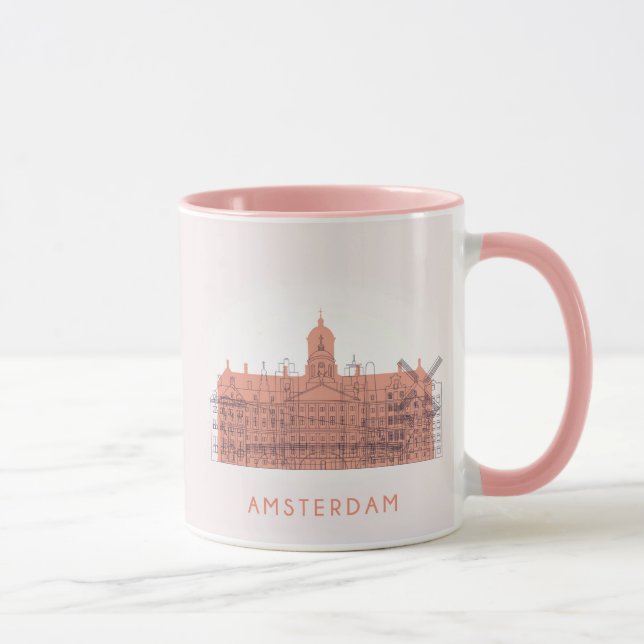 Taza Horizonte de Amsterdam, Países Bajos el | de (Derecha)