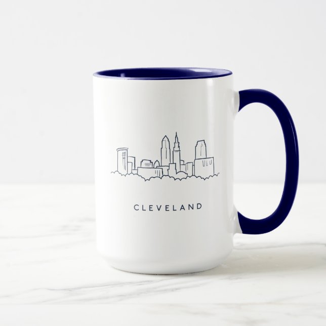 Taza Horizonte de Cleveland Ohio (Derecha)