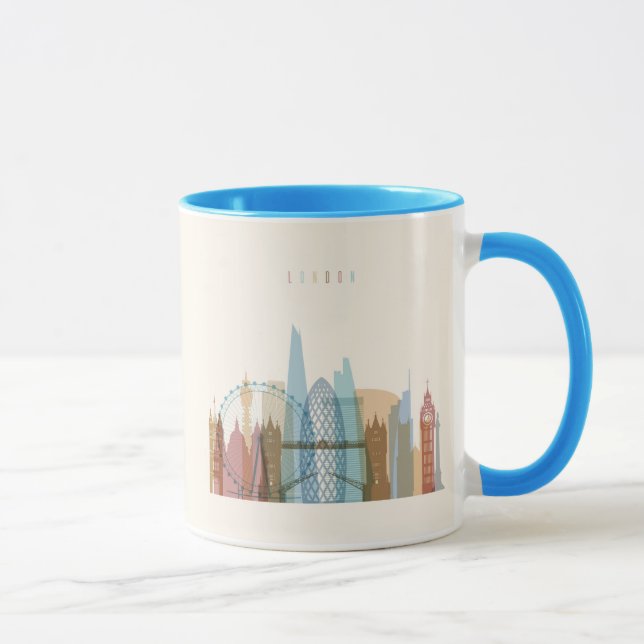 Taza Horizonte de la ciudad de Londres, Inglaterra el | (Derecha)