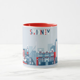 Taza Horizonte de la ciudad de Sydney Australia