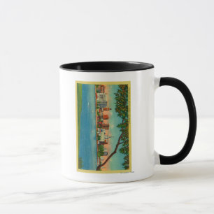 Taza Horizonte de Oakland a través del lago Merritt