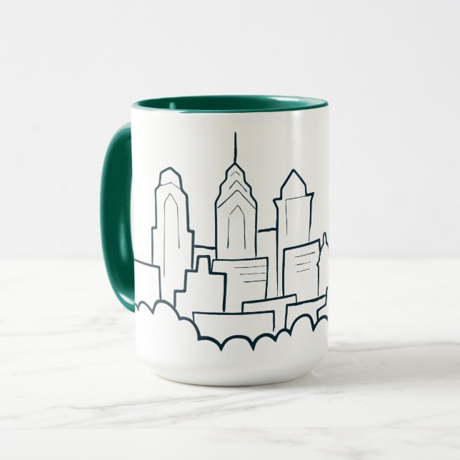 Taza Horizonte de Philadelphia Pennsylvania (Anverso izquierdo)