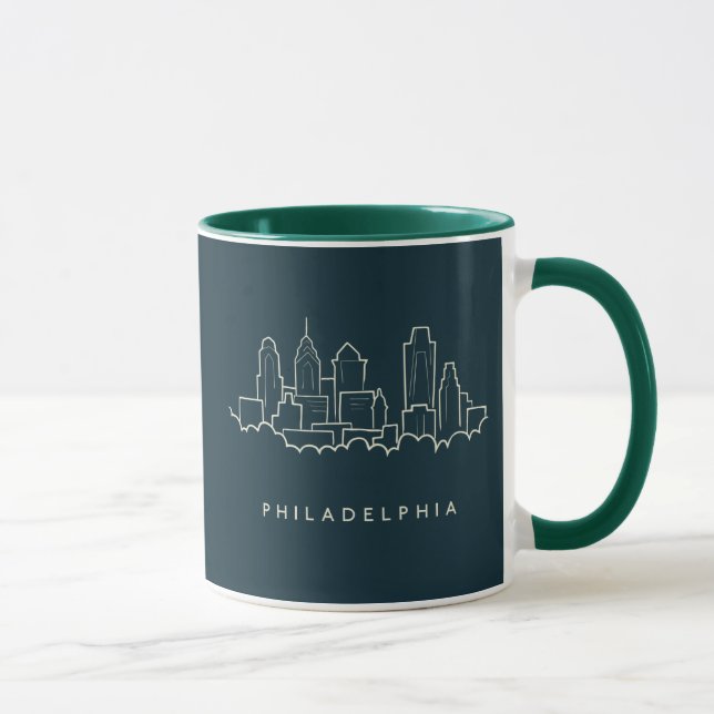 Taza Horizonte de Philadelphia Pennsylvania (Derecha)
