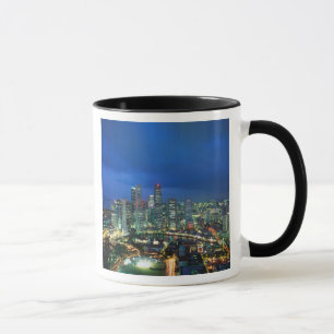 Taza Horizonte de Singapur por la noche, Singapur