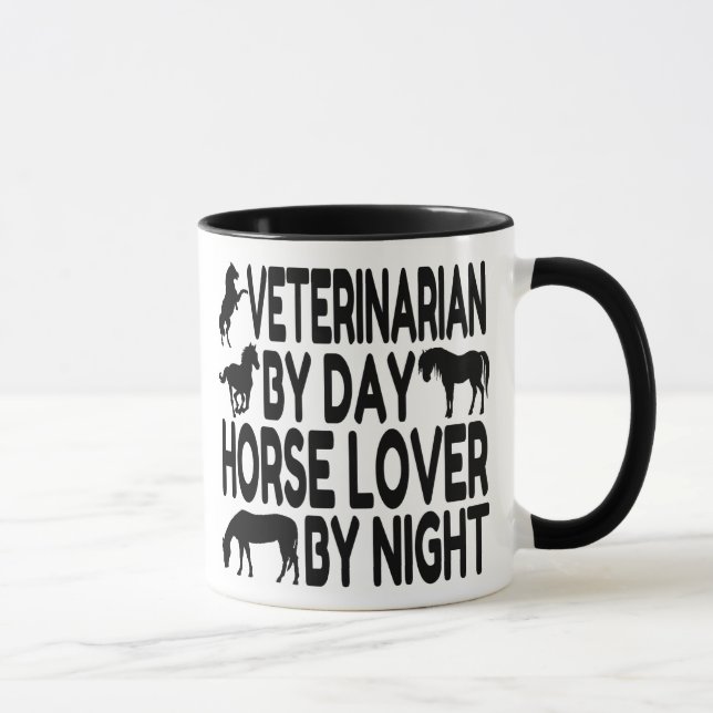 Taza Horse Lover Veterinario (Derecha)