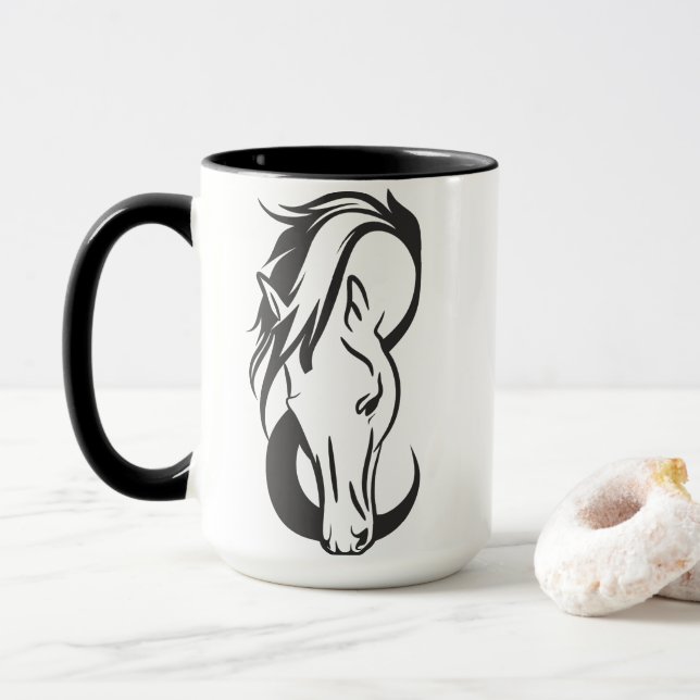 Taza Horse Mug (Con donut)