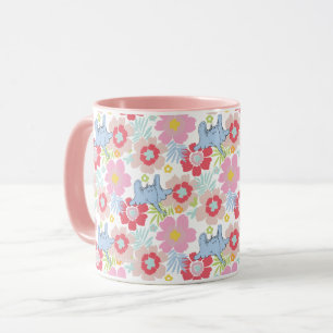 Taza Horton Hears A Who Patrón de Flor Pastel