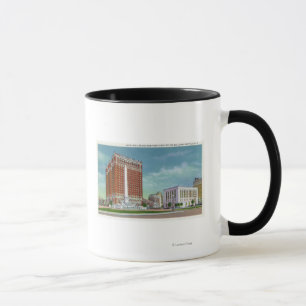 Taza Hotel Statler y edificio de la oficina del estado