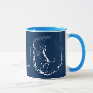 Taza Hound Dog Mug Hunting Dog Art Coffee Cup