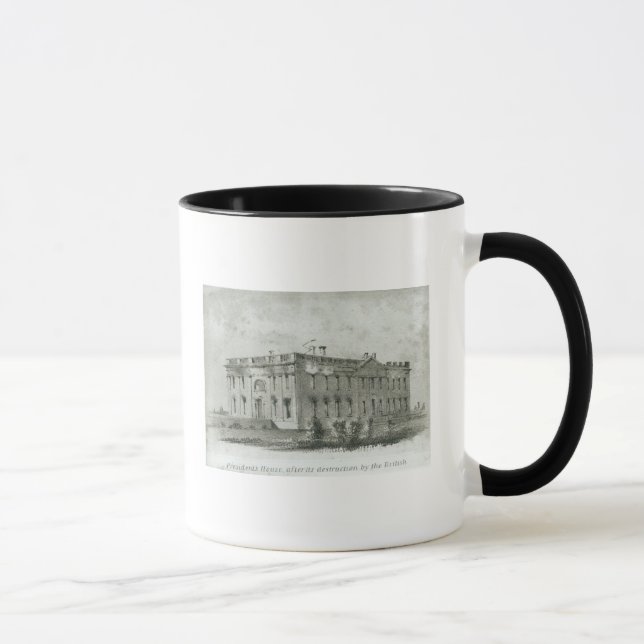 Taza House After del presidente su destrucción (Derecha)