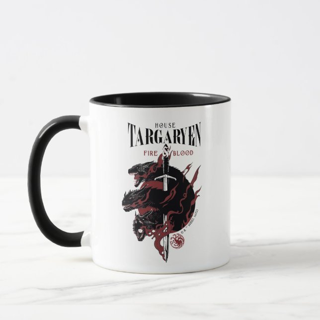 Taza House Targaryen - Fire & Blood (Izquierda)