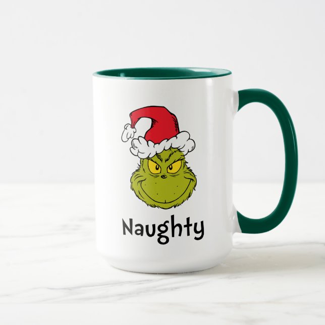 Taza How the Grinch Stole Christmas | Naughty Grinch (Derecha)