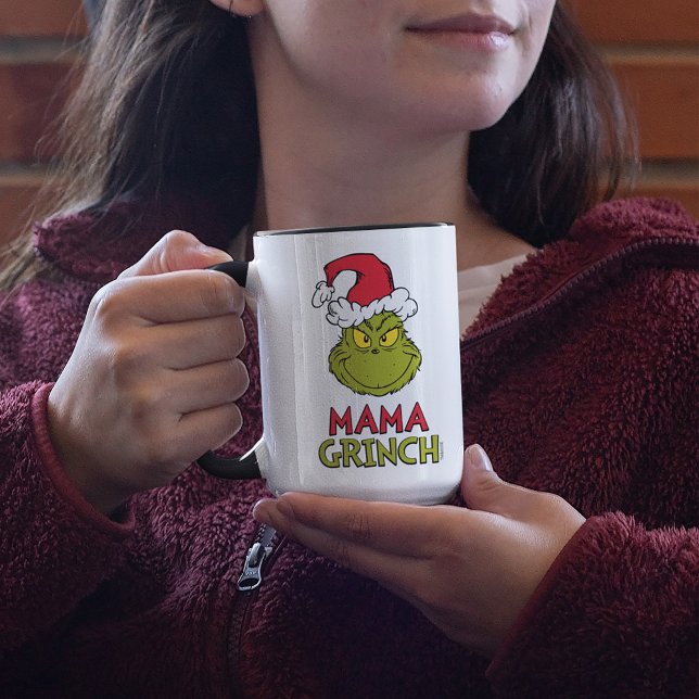 Taza How the Grinch Stole Christmas | Papa Mama (Person holding mug)