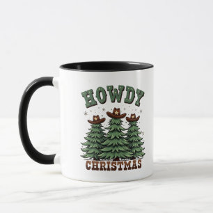 Taza Howdy Navidades Cactus Western Xmas