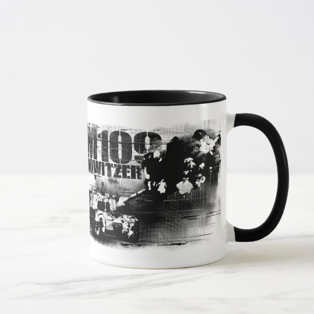 Taza Howitzer M109 11 oz Ringer Mug (Derecha)