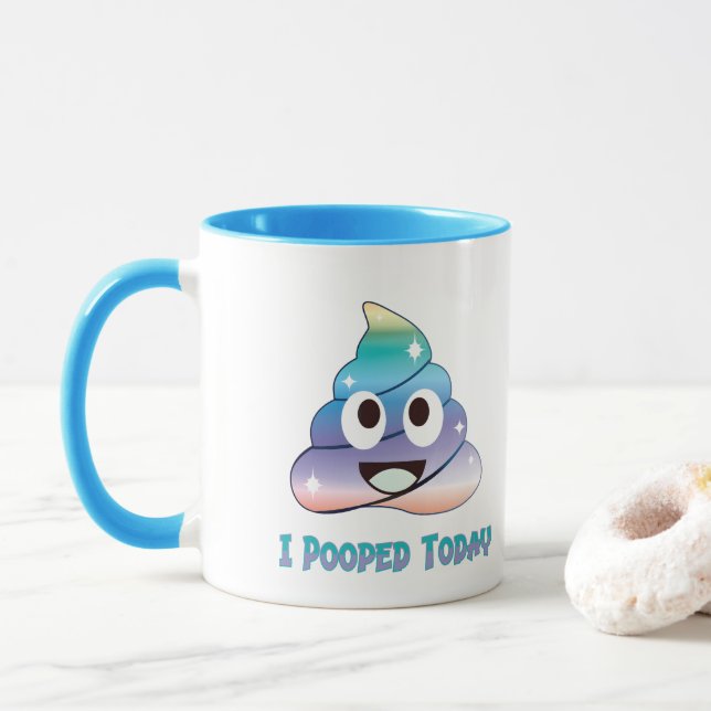 Taza hoy defecé (Con donut)