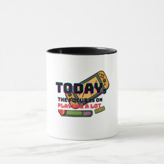 Taza Hoy el enfoque está en jugar mucho