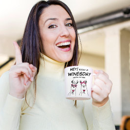 Taza Hoy es miércoles un café divertido