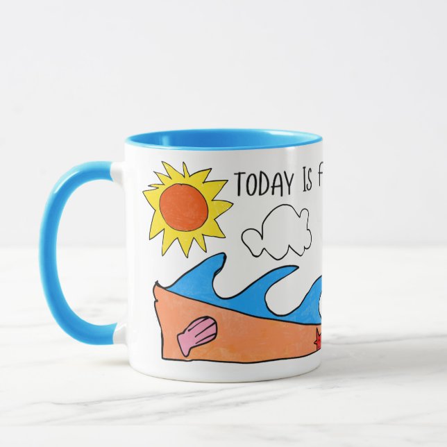 Taza "Hoy es para relajarse" (Izquierda)