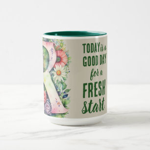 Taza Hoy es un Buen Día Comienzo Fresco Cita Motivacion