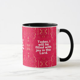 Taza Hoy me llenaré de alegría en el Señor.