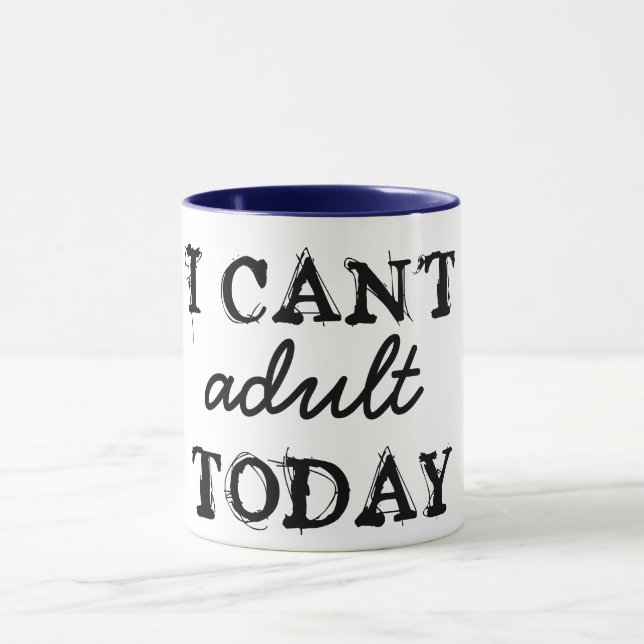 Taza hoy no puedo adulto la divertida idea de regalo de (Centro)