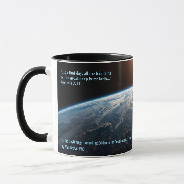 Taza HPT mug - bursting fountains and Brown quote (Izquierda)