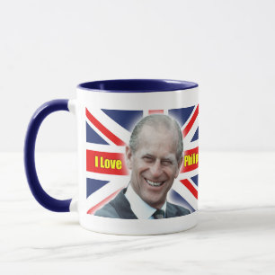 Taza HRH Duke de Einburgh - Amo a Philip