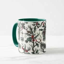 Taza hristmas/Yule Mugs | Gótico, pagano, festividad nó