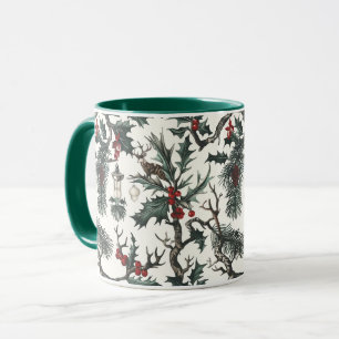 Taza hristmas/Yule Mugs   Gótico, pagano, festividad nó
