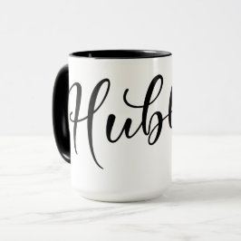 Taza Hubby Boda Mug con interior negro 