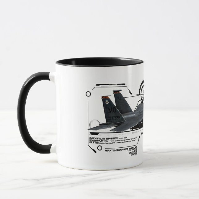 Taza Huelga Eagle de F-15E (Izquierda)