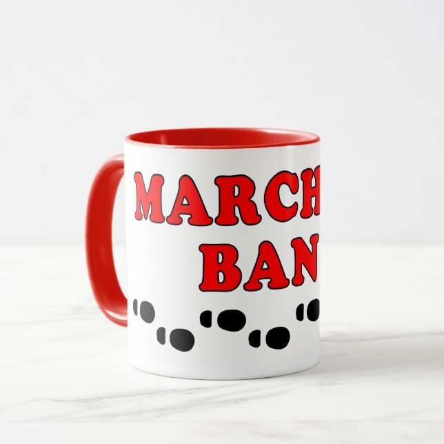 Taza Huellas de banda de marcha (Anverso izquierdo)