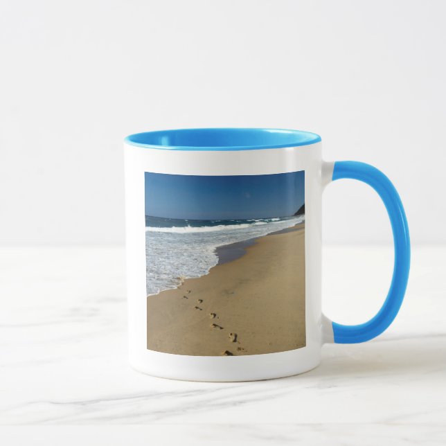 Taza Huellas en la playa, Mabibi, Thongaland (Derecha)