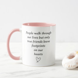Taza Huellas en nuestros corazones
