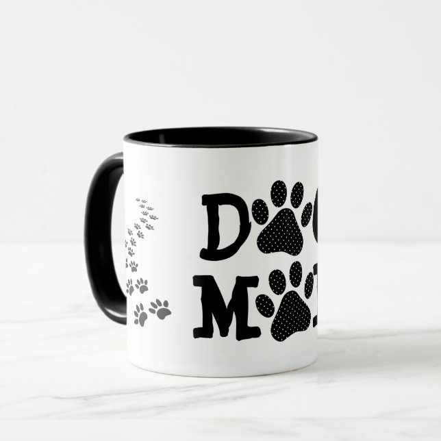 Taza Huellas MOM de Polka Dot DOG (Anverso izquierdo)
