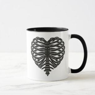 Taza Huesos del corazón