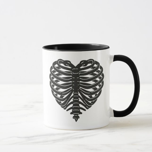 Taza Huesos del corazón (Derecha)