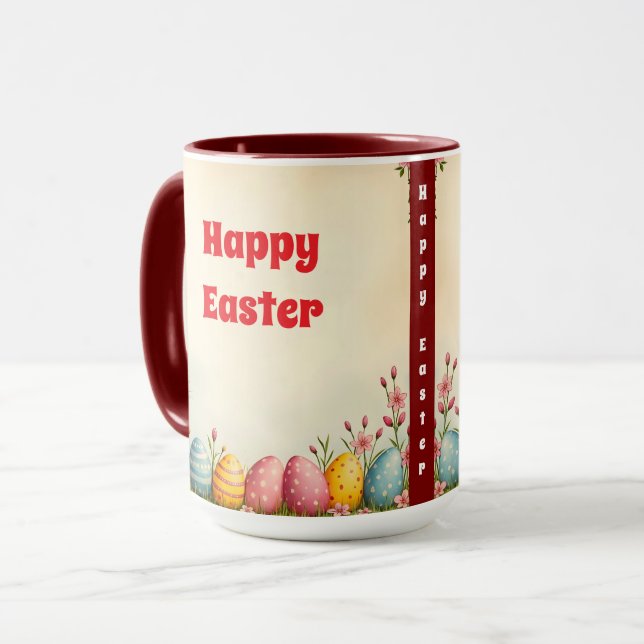 Taza Huevos De Pascua Y Colección Popular De Conejo Peq (Anverso izquierdo)