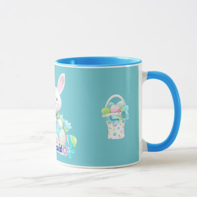 Taza Huevos Pastel de Pascua y Bunny Mug (Derecha)