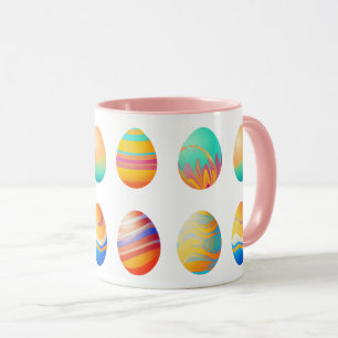 Taza Huevos Pastel Swirl Easter