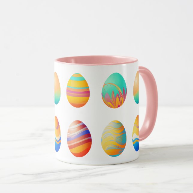 Taza Huevos Pastel Swirl Easter (Anverso derecho)