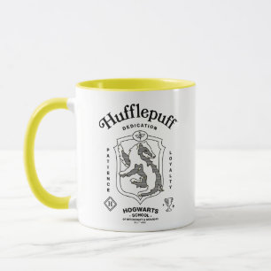 Taza HUFFLEPUFF™ Dedicación Paciencia Lealtad Escudo