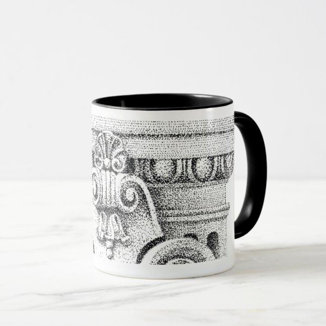 Taza HUG y DART Black Combo Mug (Anverso derecho)
