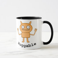 Huggable - Black 11 oz Ringer Mug