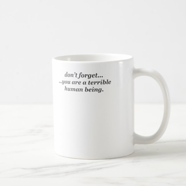 Taza humana terrible (Derecha)