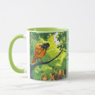 Taza Humanos observando aves