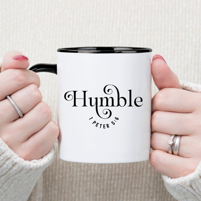 Taza Humilde Biblia versus café cristiano Mug (Subido por el creador)