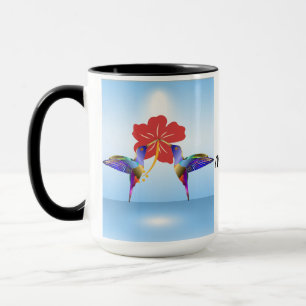 Taza Hummingbird Haven Personalizable Mug For Bird Aver